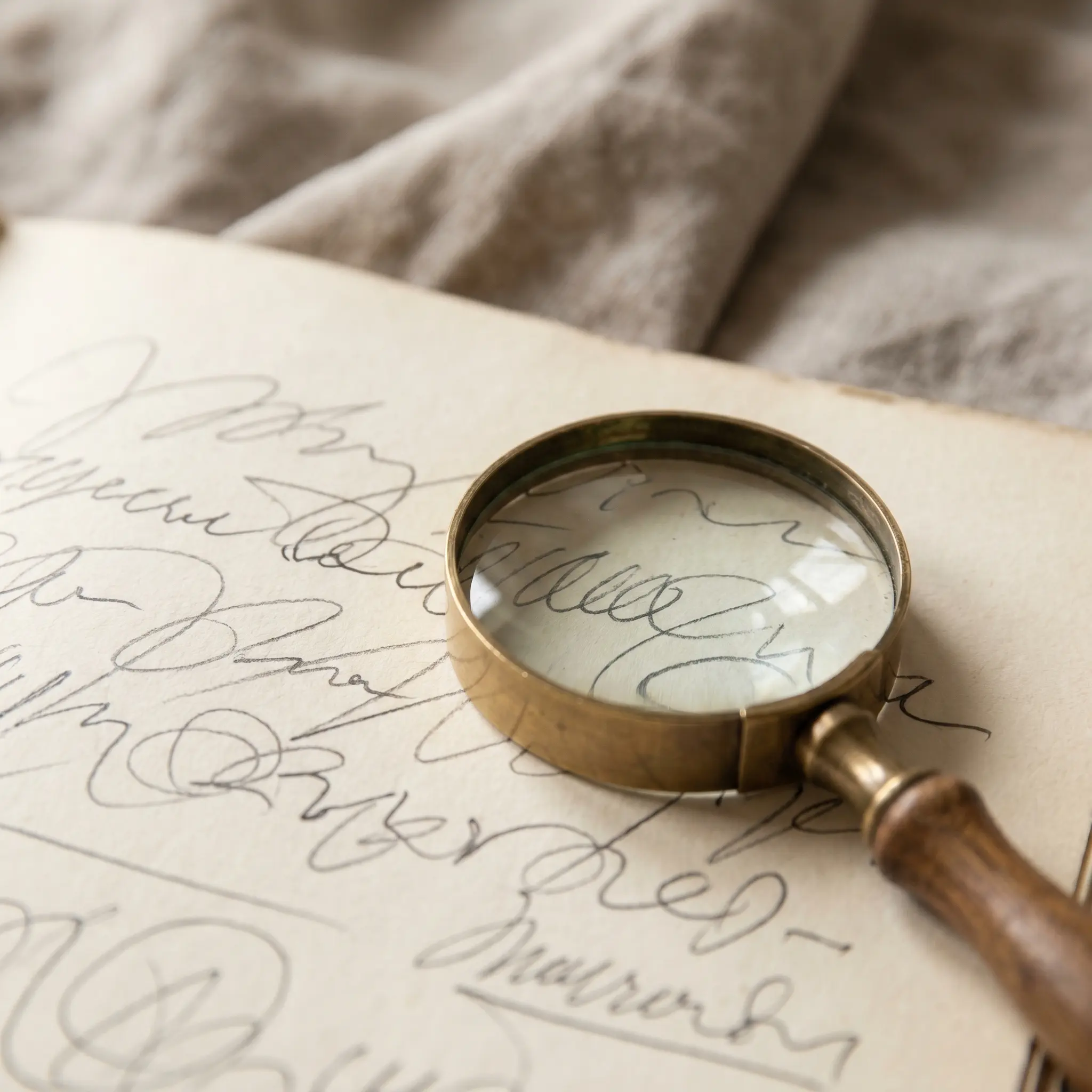Annotated article notes and source margins for an LLM reading room entry